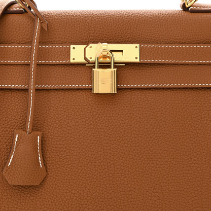 Hermes Togo Kelly Retourne 28 Gold 8 of 11