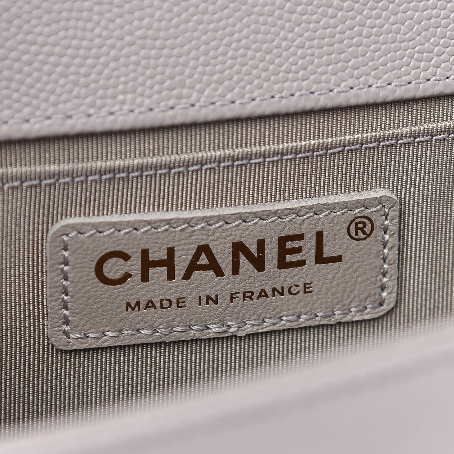 Chanel Caviar Quilted Medium Boy Flap Dark Beige 5 of 8