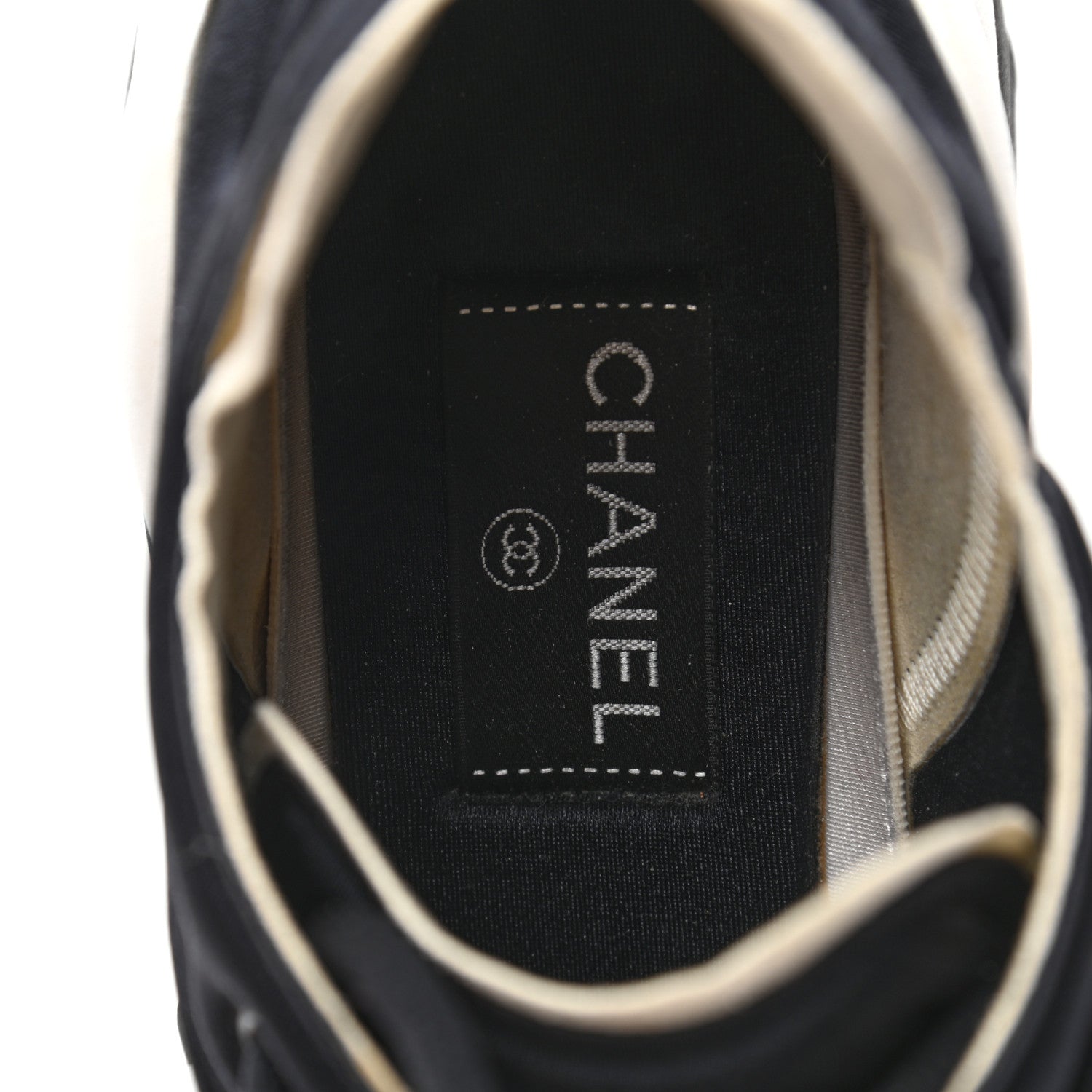 Chanel Lycra CC Sneakers 41 Black 5 of 6