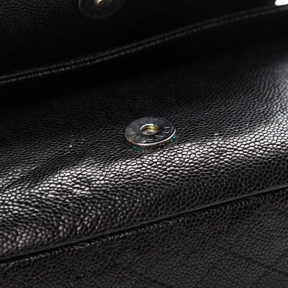 Chanel Glazed Caviar Small Pocket In The City Shoulder Bag Black 8 of 11
