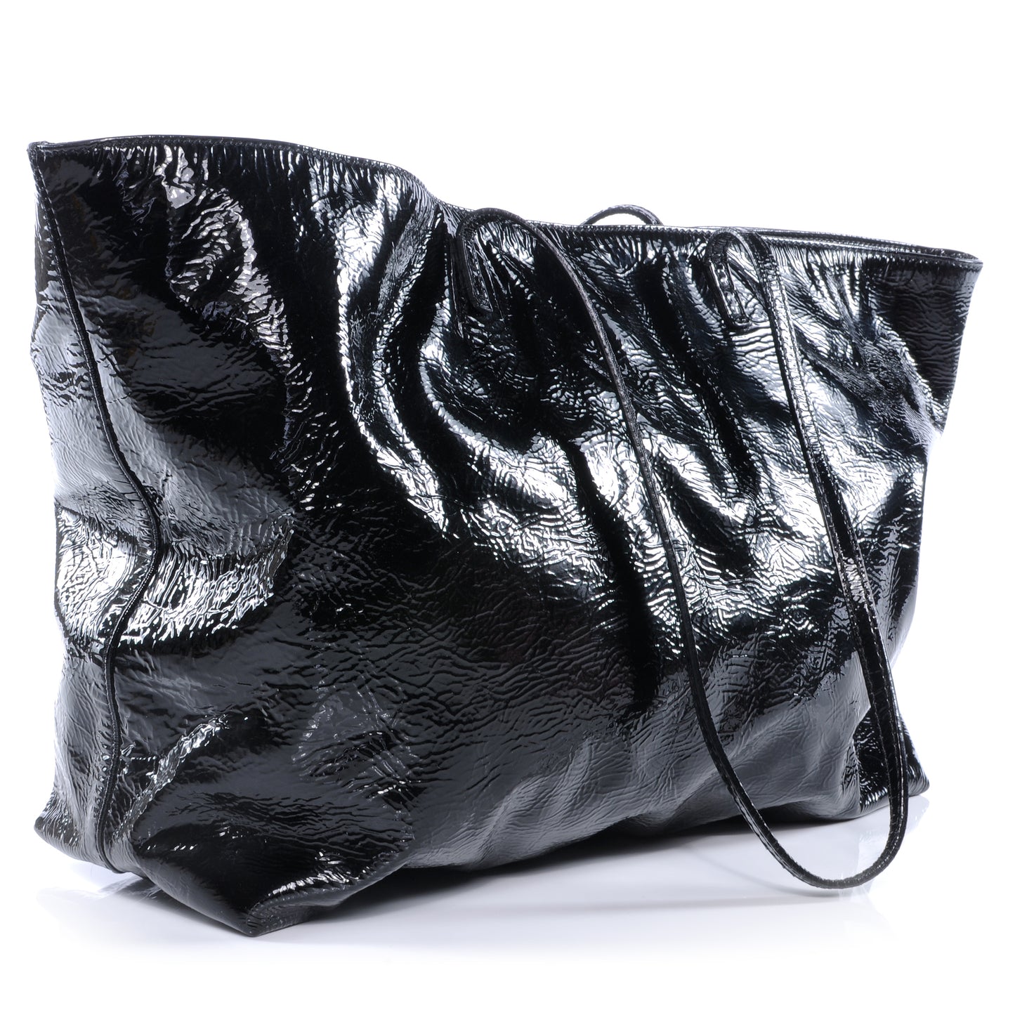 Patent Tote Black