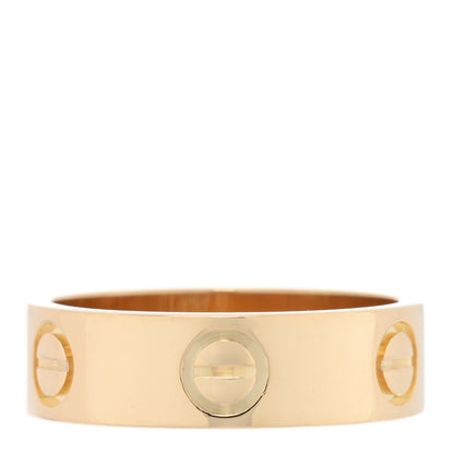 Cartier 18K Yellow Gold 5.5mm LOVE Ring 52 6 3 of 5