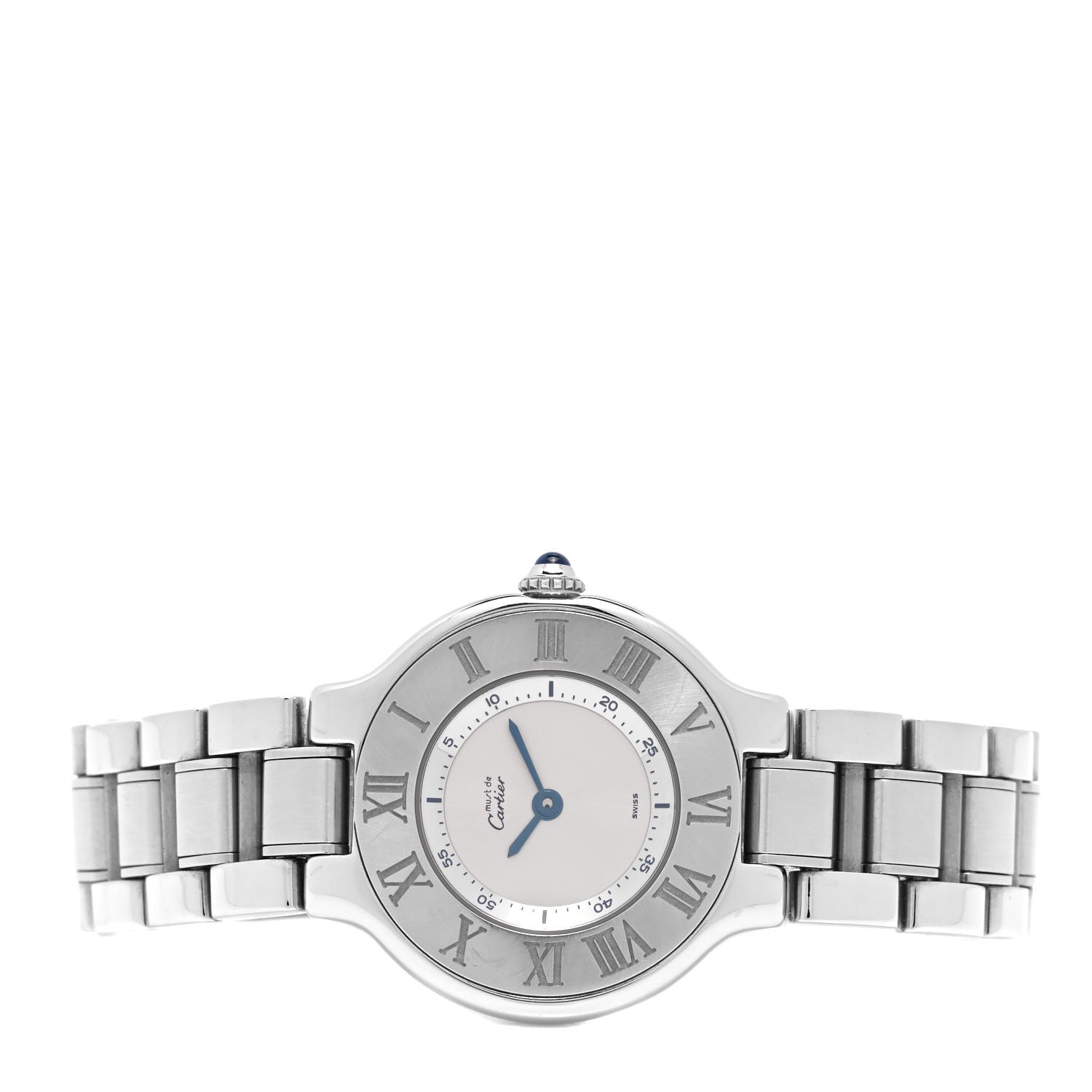 Cartier Stainless Steel 28mm Must De 21 Quartz Watch 2 of 4