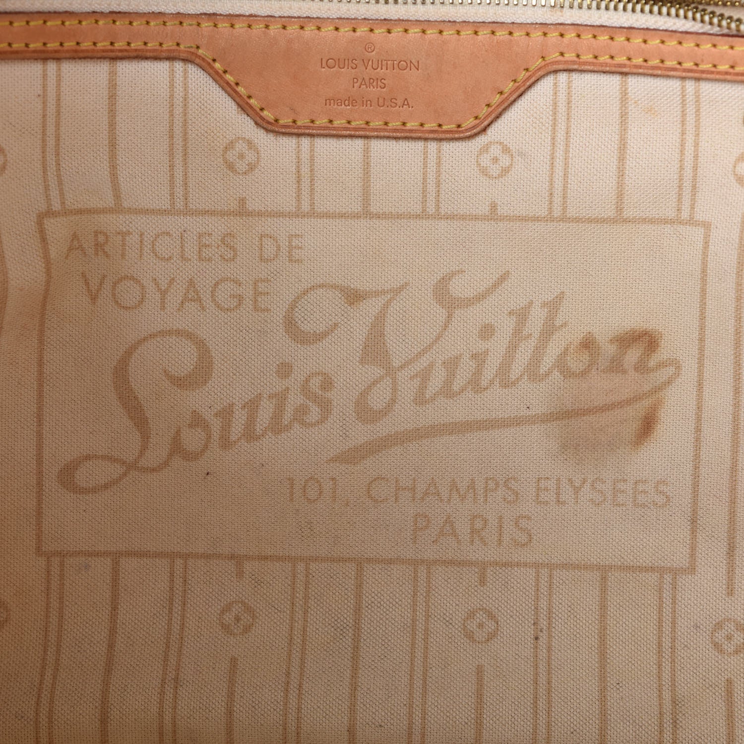 Louis Vuitton Damier Azur Neverfull MM 14 of 26
