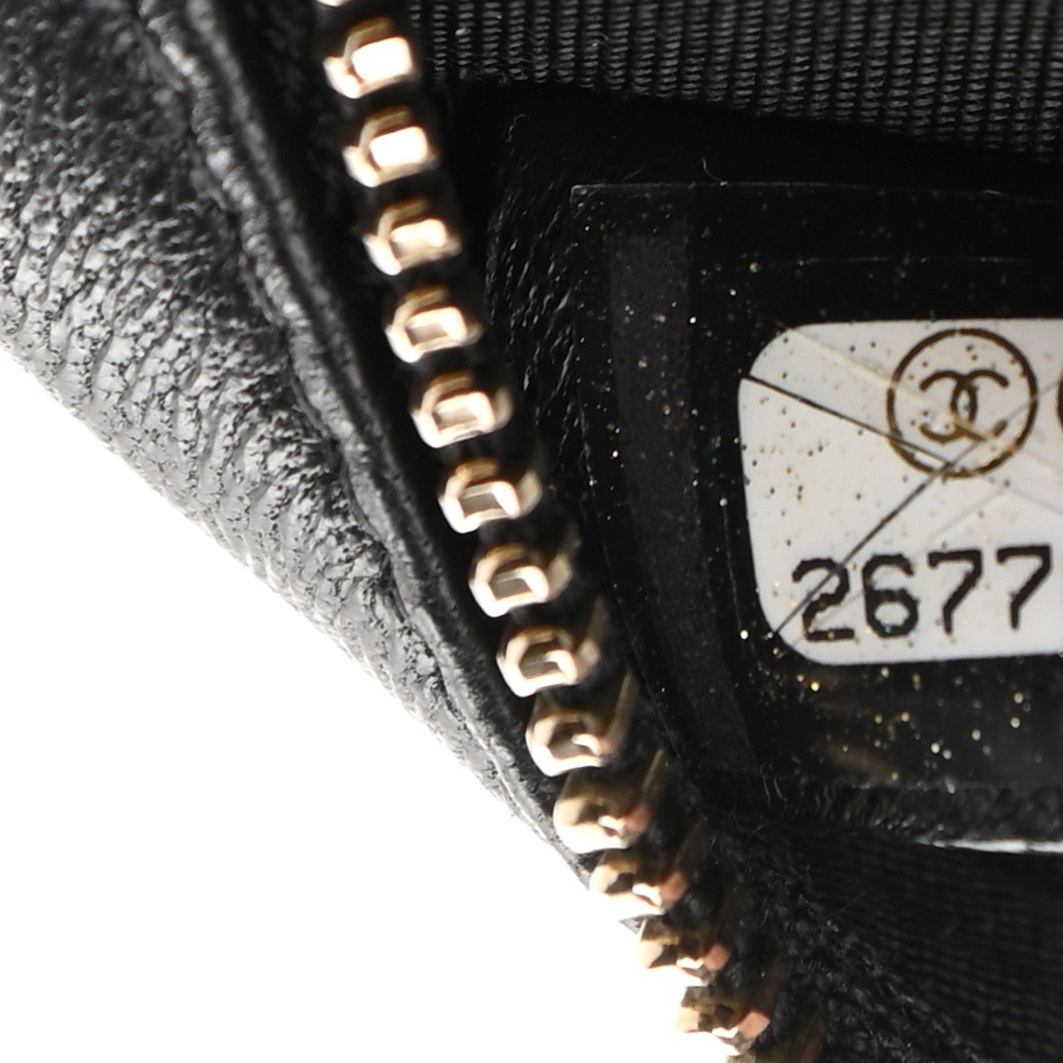 Chanel Lambskin Quilted Studded Round Clutch With Chain Black 7 of 9