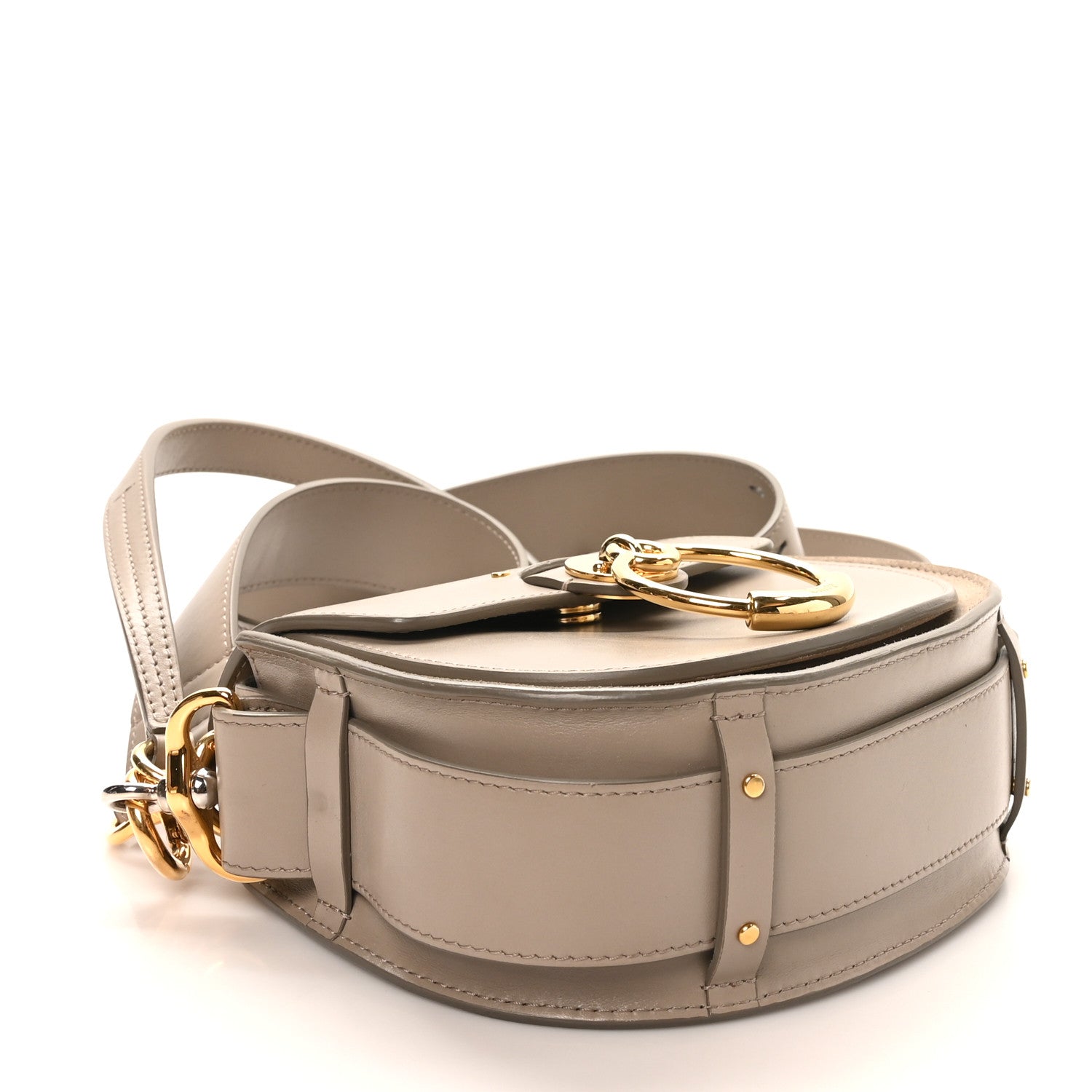 Chloe テスバッグ モッティーグレー Chloe Calfskin Small Tess Bag Motty Grey 1878549 – FASHIONPHILE
