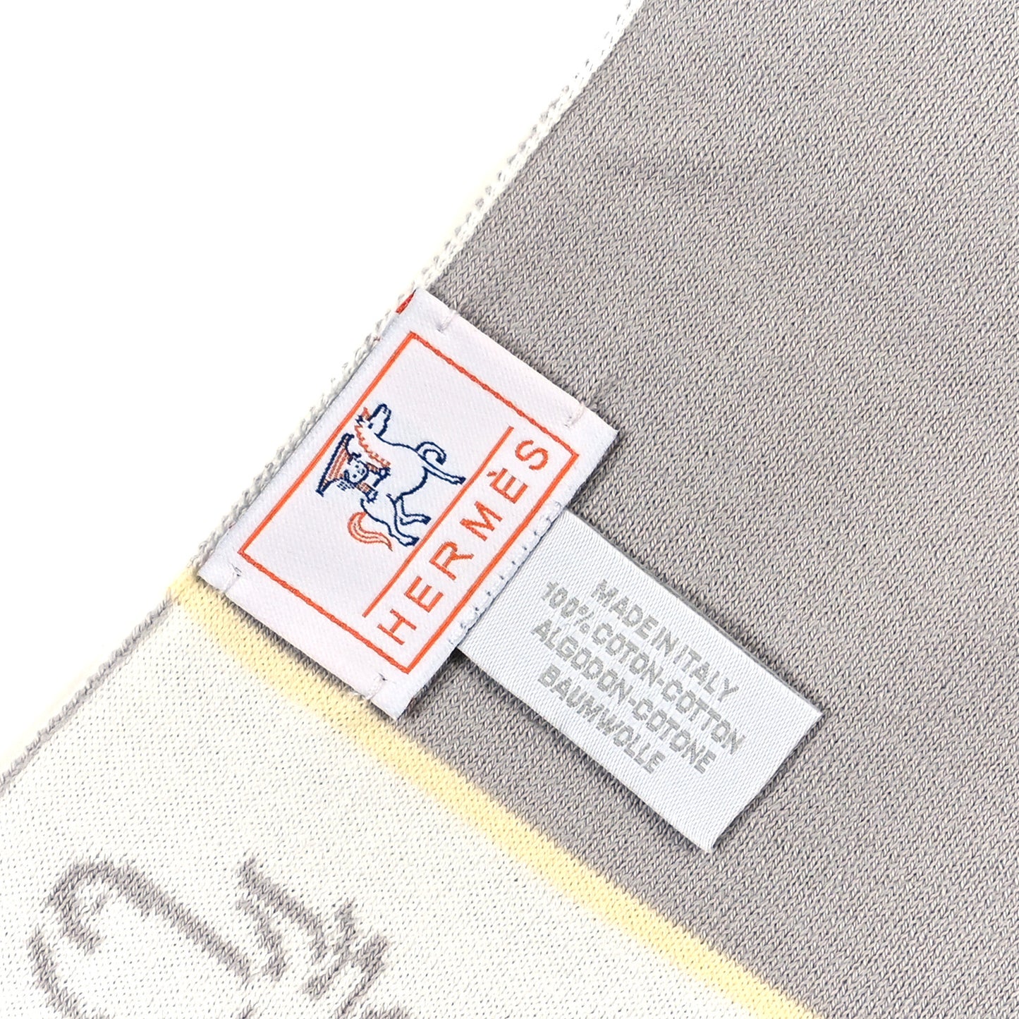 Cotton Cabriole Blanket Gris Perle