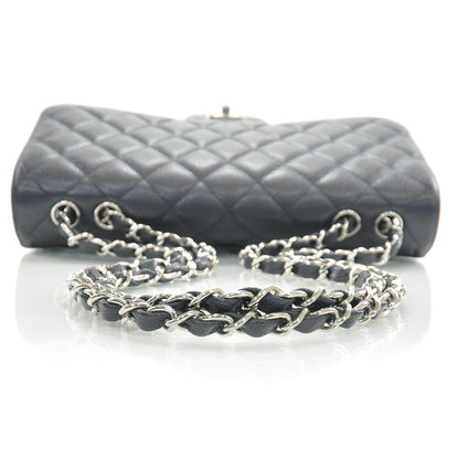 Chanel Caviar Jumbo Single Flap Navy Blue 5 of 9