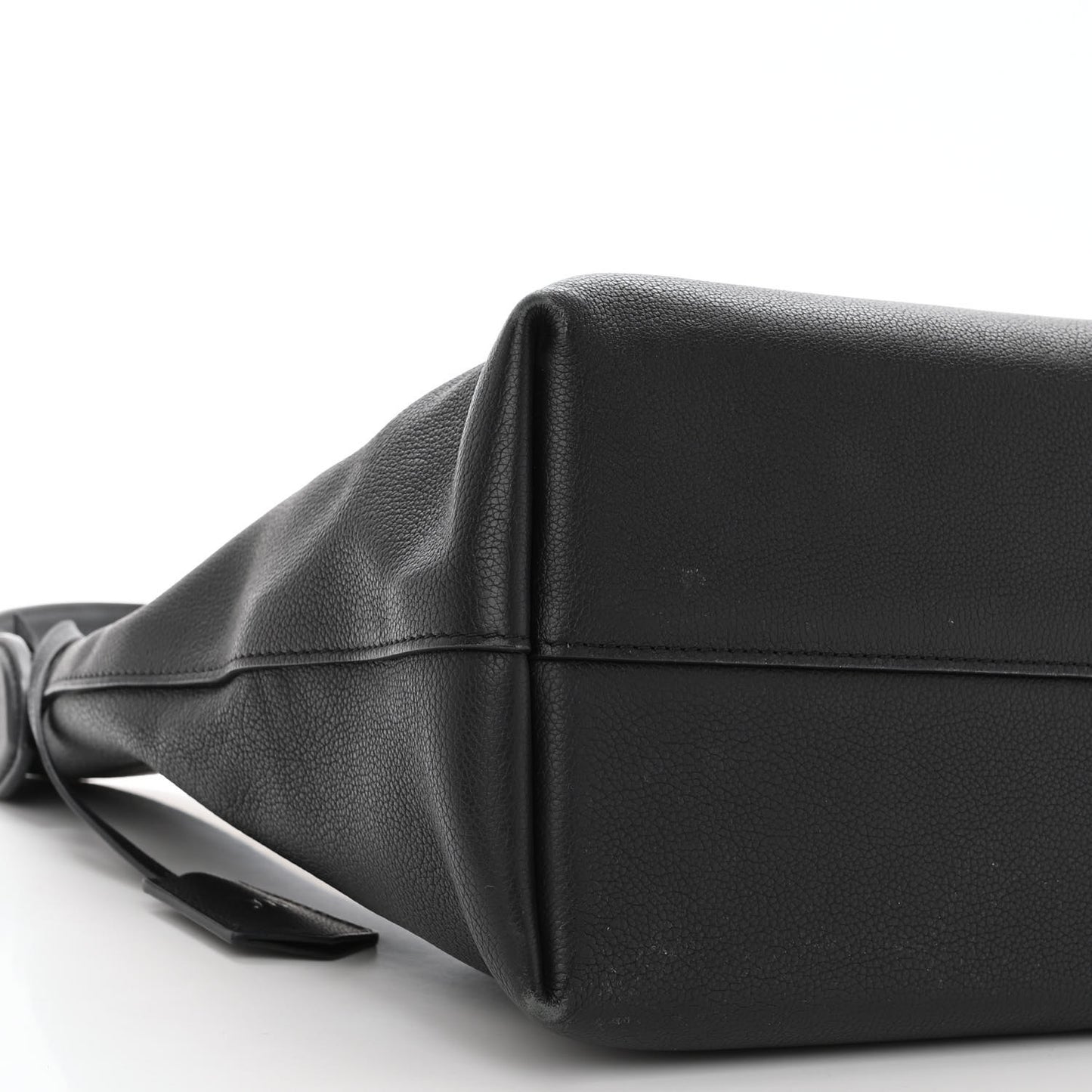 Calfskin Lockme Hobo Black