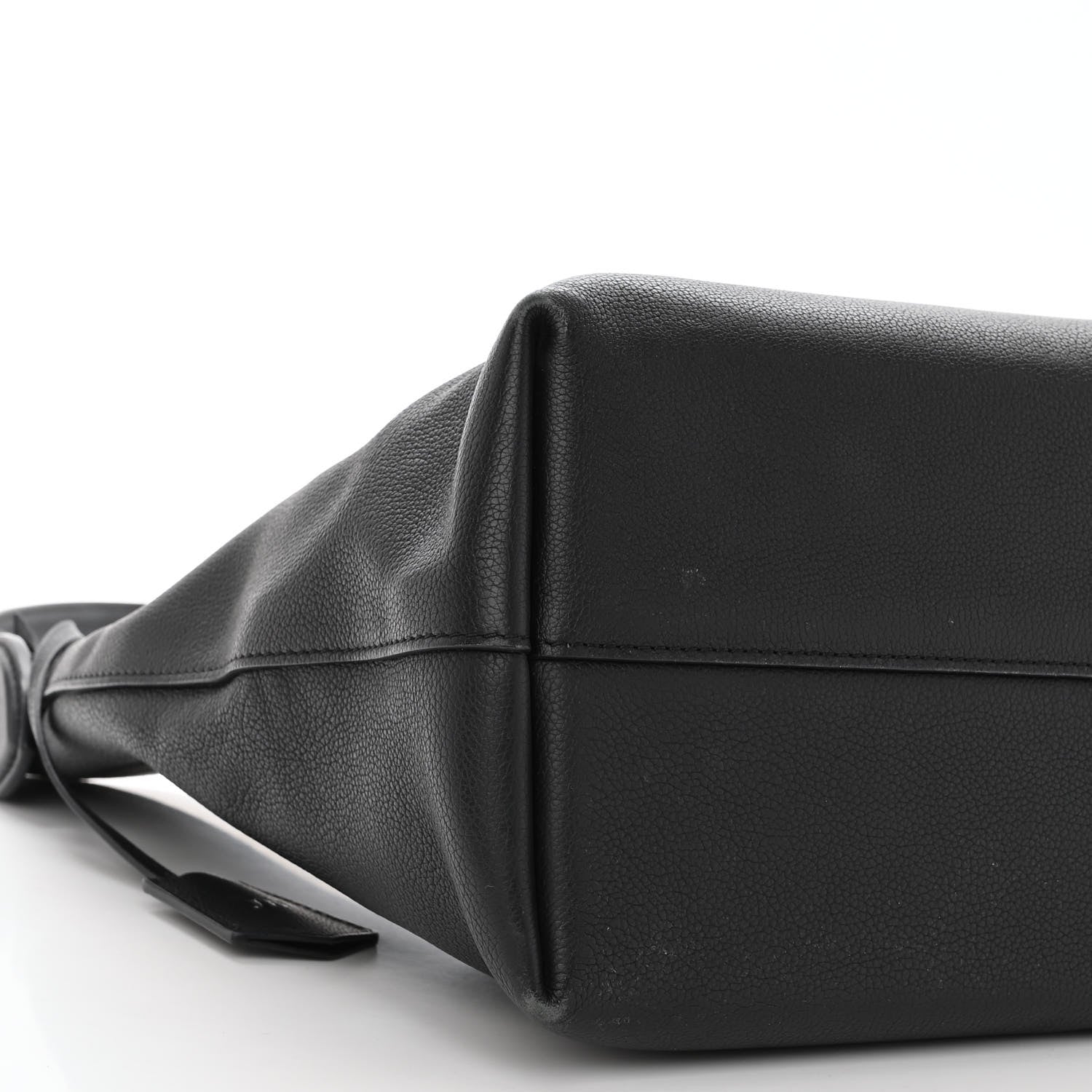 Louis Vuitton Calfskin Lockme Hobo Black 8 of 14