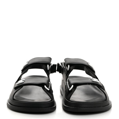 Chanel Rubber CC Dad Sandals 35 Black 2 of 8