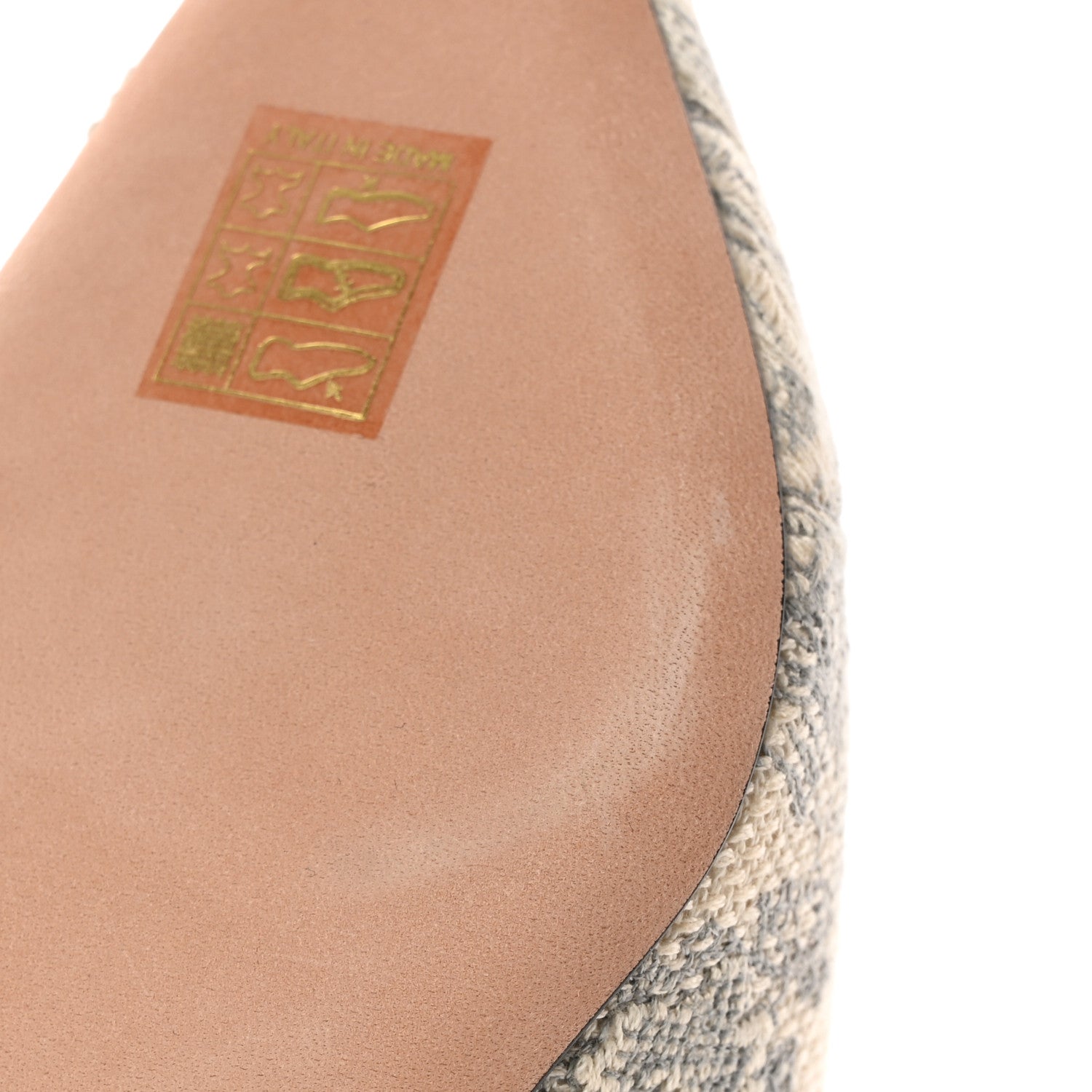 Christian Dior Cotton Ribbon Toile De Jouy J'Adior Slingback 65mm Pumps 36.5 Grey Stone 10 of 11