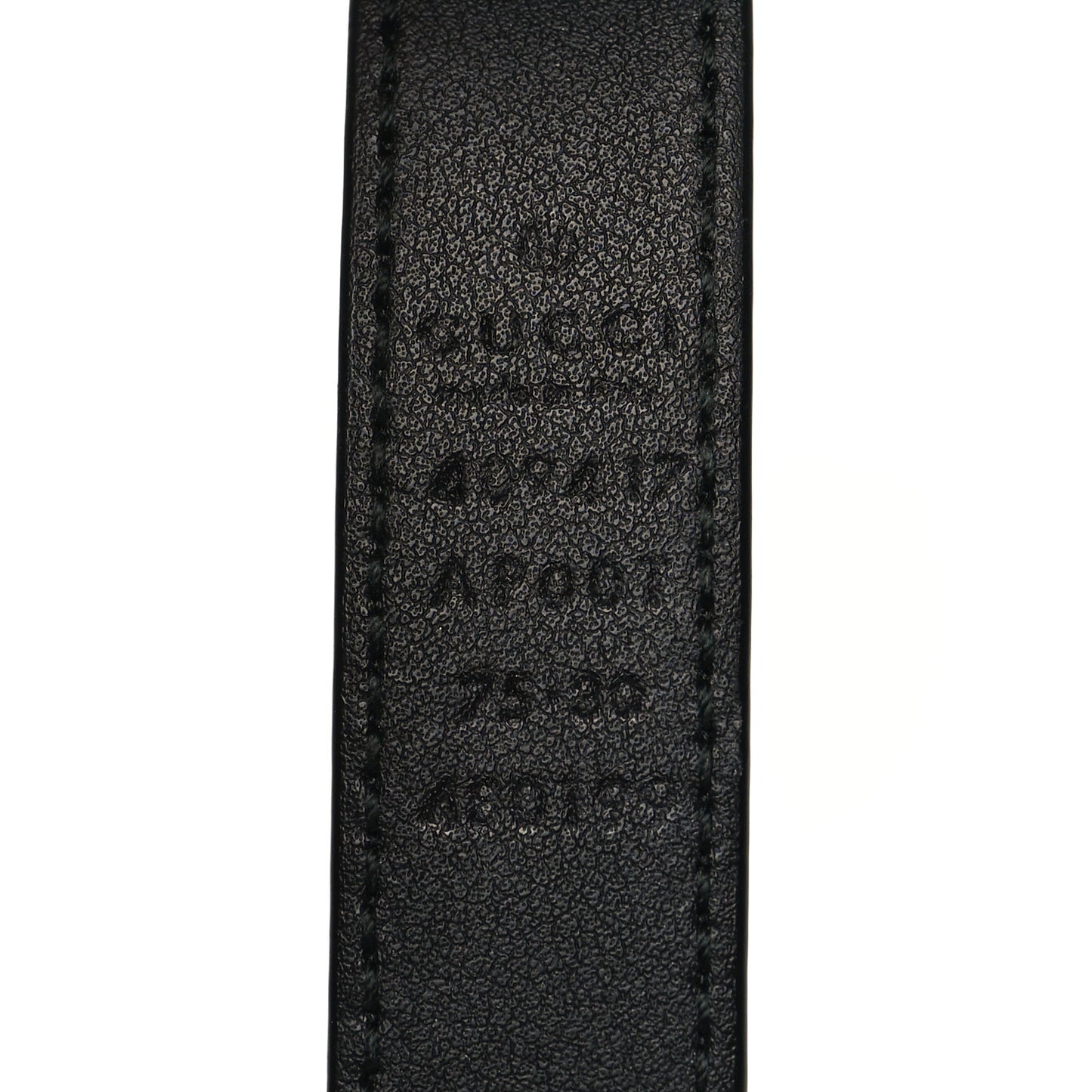 Calfskin Double G 20mm Belt 75 30 Black