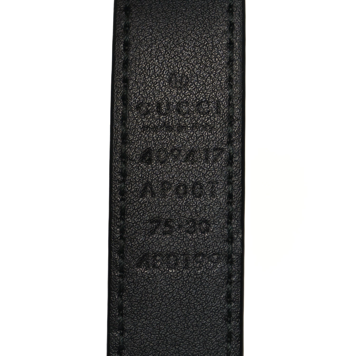 Gucci Calfskin Double G 20mm Belt 75 30 Black 5 of 5