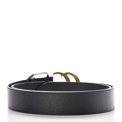 Gucci Textured Calfskin Double G 40mm Belt 105 42 Black 3 of 7