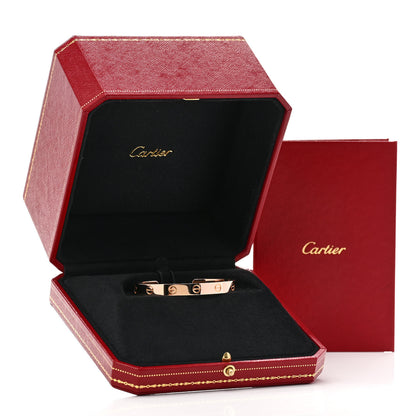 Cartier 18K Pink Gold LOVE Cuff Bracelet 16 4 of 4