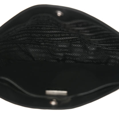 Prada Spazzolato Cleo Shoulder Bag Black 5 of 12