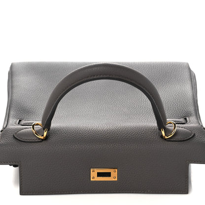 Hermes Togo Kelly Retourne 25 Etain 16 of 34