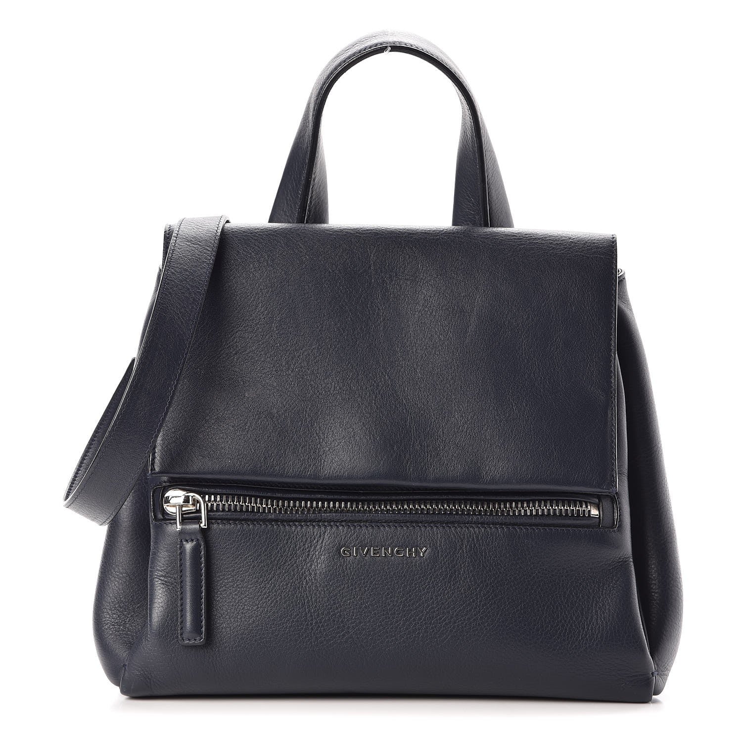 Givenchy Calfskin Small Pandora Pure Flap Bag Blue 1 of 8