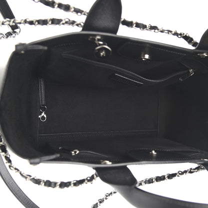 Chanel Caviar Small Studded Deauville Tote Black 5 of 11