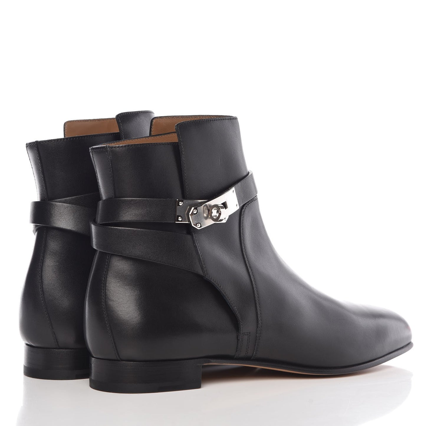 Calfskin Neo Low Boots 41 Black