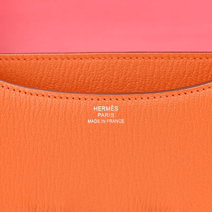 Hermes Chevre Mysore Verso Constance 18 Orange Rose Lipstick 6 of 11