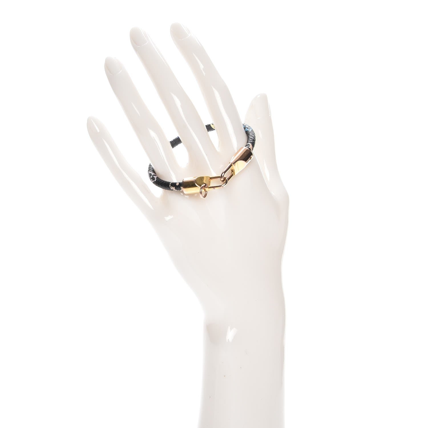 Louis Vuitton Monogram Multicolor Luck It Bracelet 17 Black 2 of 4