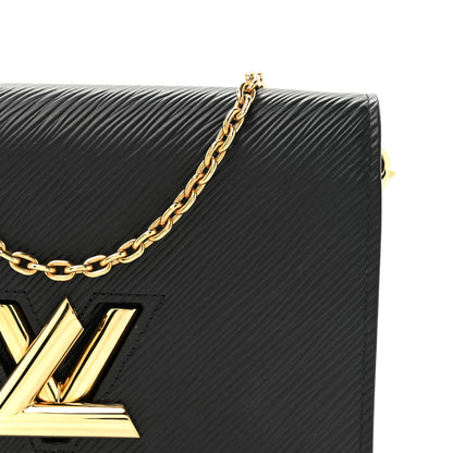 Louis Vuitton Epi Twist Belt Chain Wallet Black 7 of 9