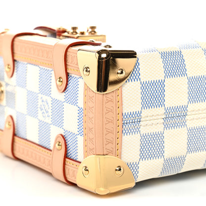 Louis Vuitton Damier Vernis Side Trunk MM Celeste Blue 8 of 10