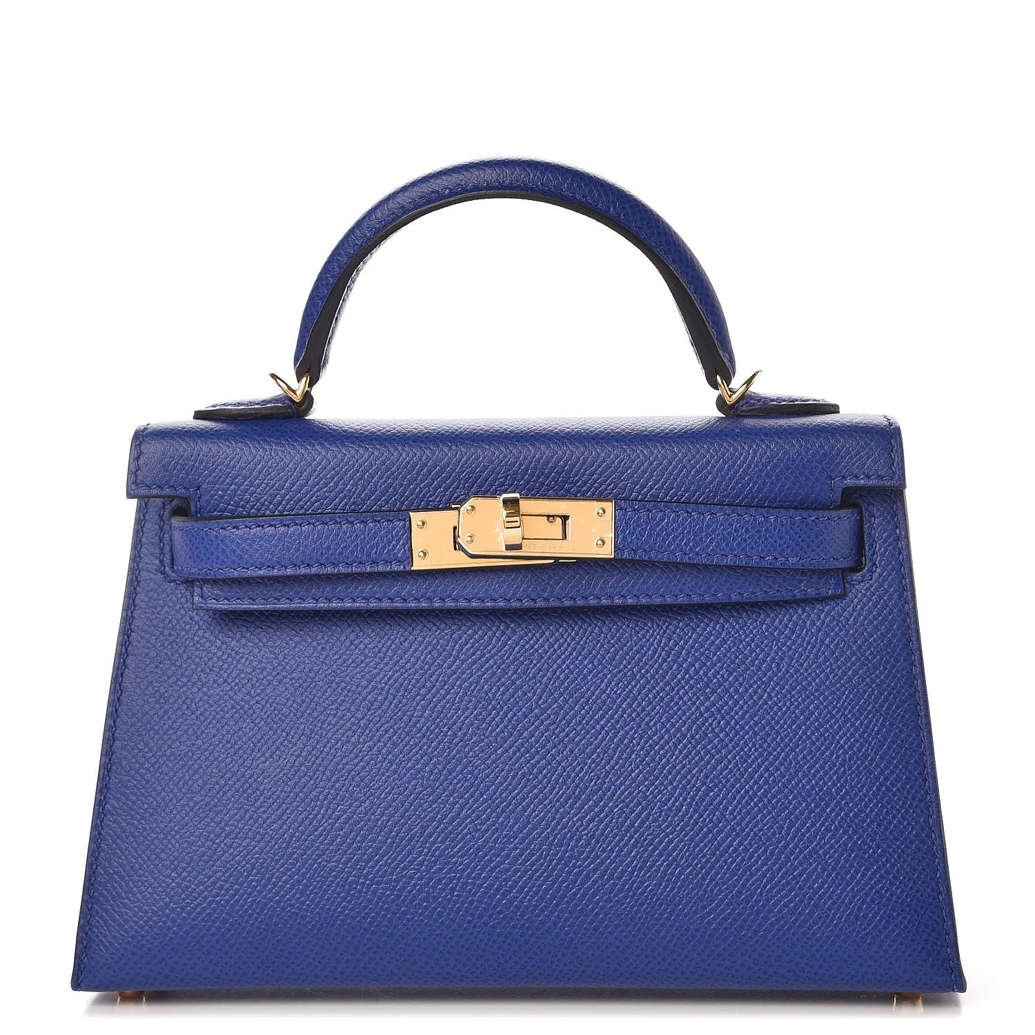 Hermes Epsom Mini Kelly Sellier 20 Bleu Electrique 1 of 9