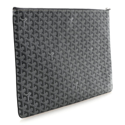 Goyard Goyardine Senat Pochette GM Grey 3 of 7
