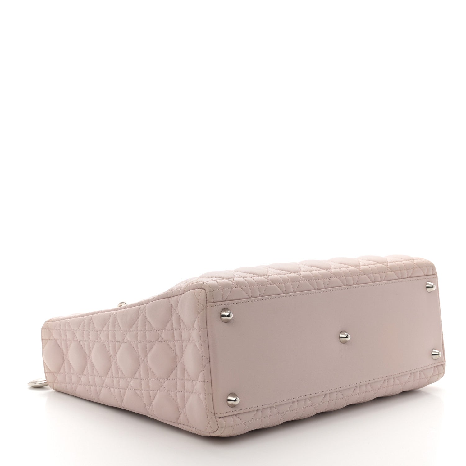Christian Dior Lambskin Cannage Large Lady Dior Light Pink 4 of 9