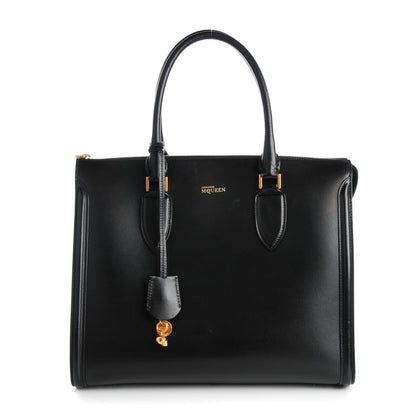 Alexander McQueen Calfskin Zip Up Heroine Tote Black 1 of 12