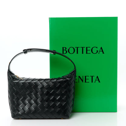 Bottega Veneta Calfskin Nappa Intrecciato Mini Wallace Black 12 of 12