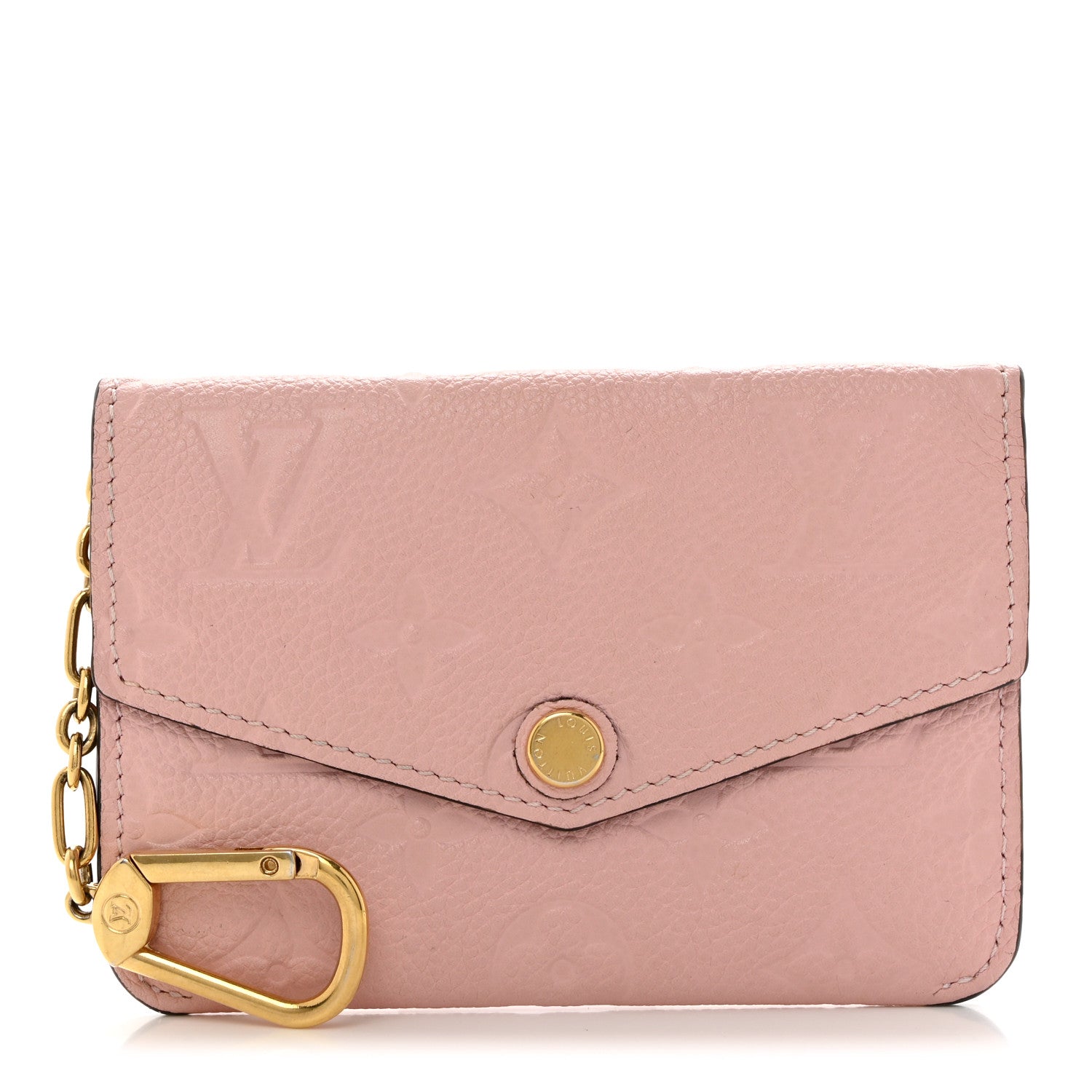 Louis Vuitton LOUIS VUITTON Empreinte Key Pouch Rose Ballerine 1 of 7