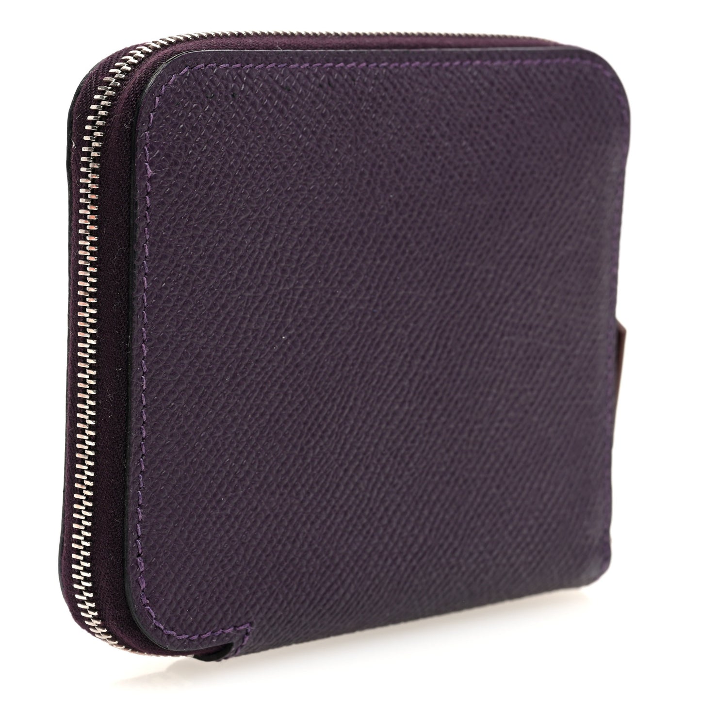 Epsom Silk'In Compact Wallet Raisin