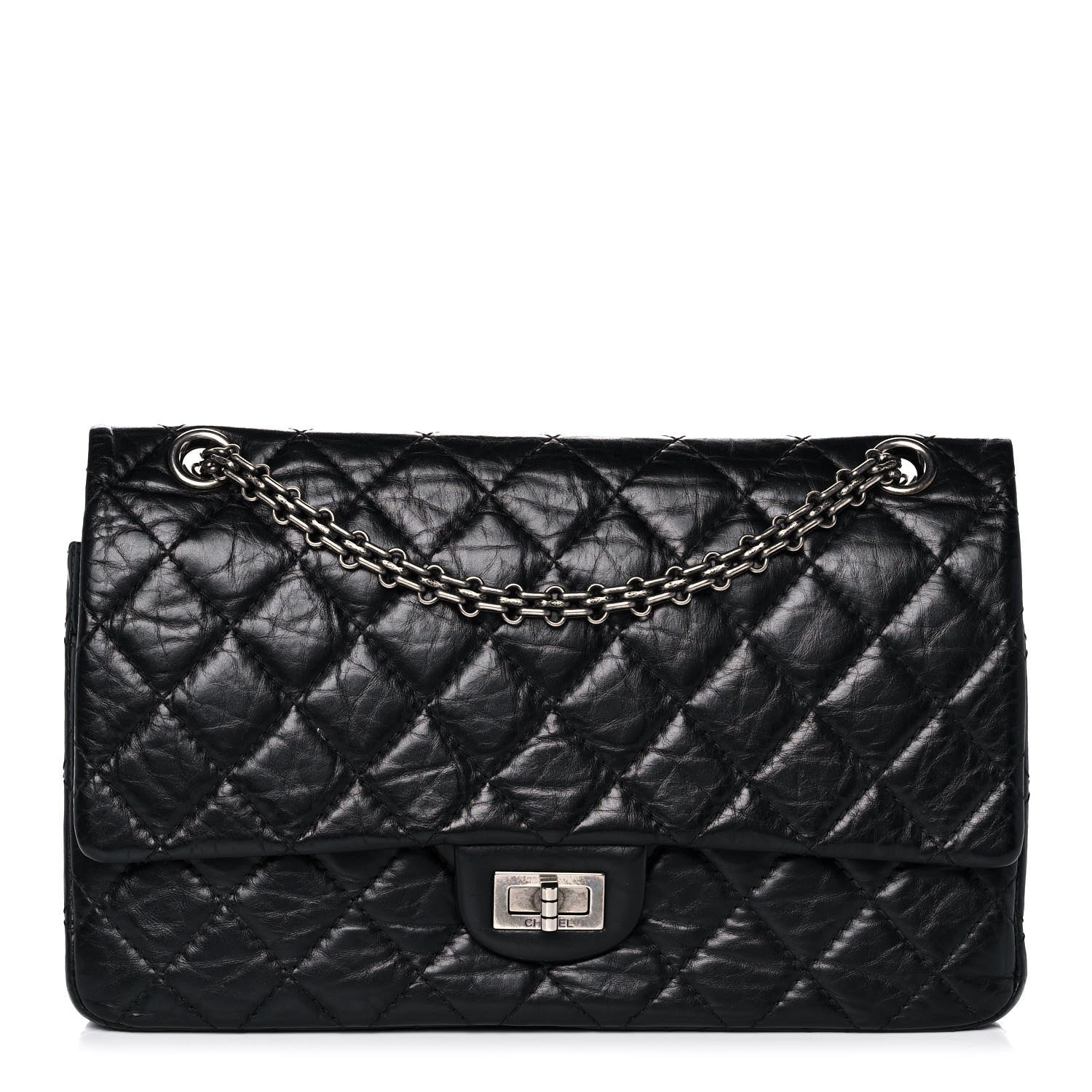 Chanel Aged Calfskin Quilted 2.55 Reissue 226 Flap Black 1 of 11