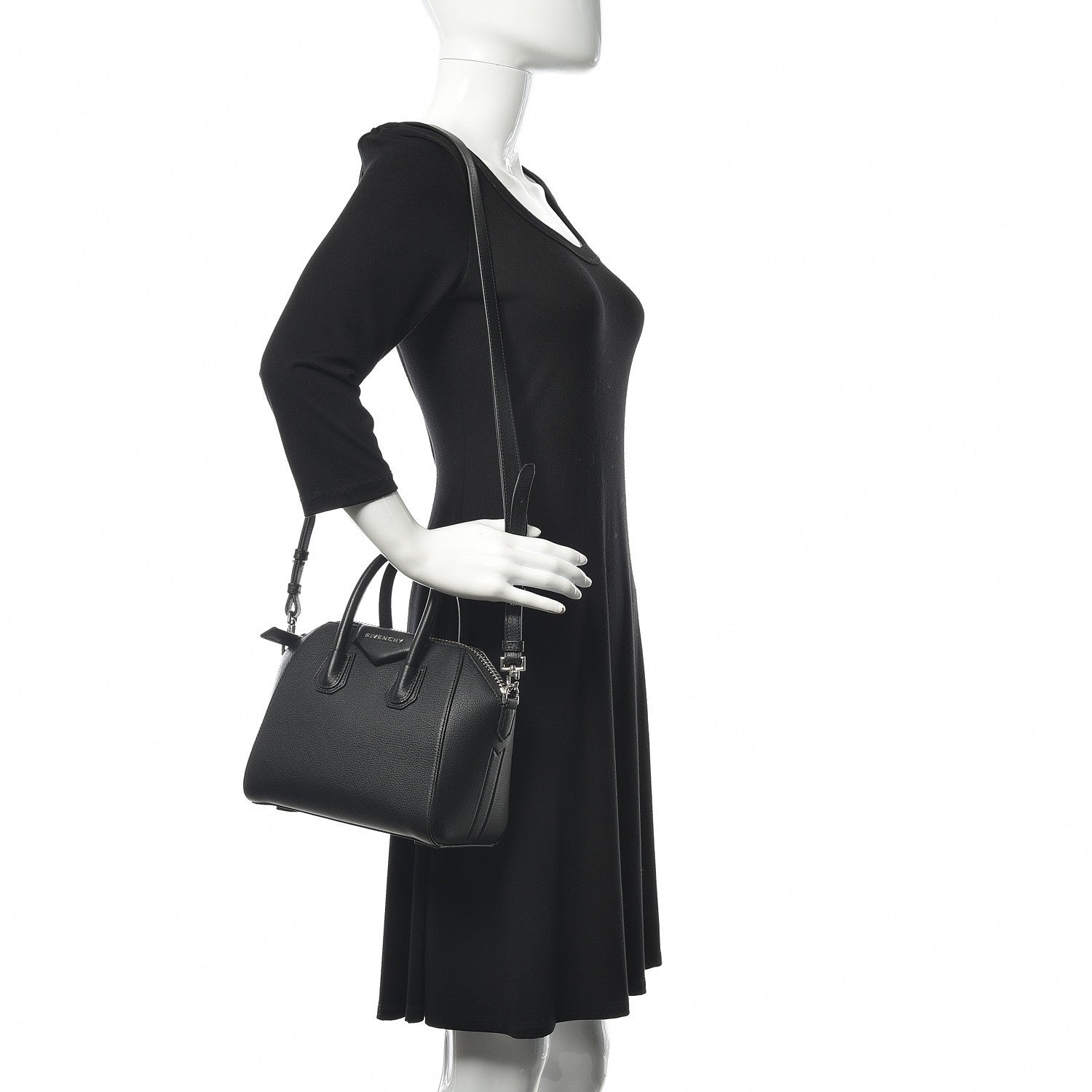 Givenchy Sugar Goatskin Mini Antigona Black 11 of 11