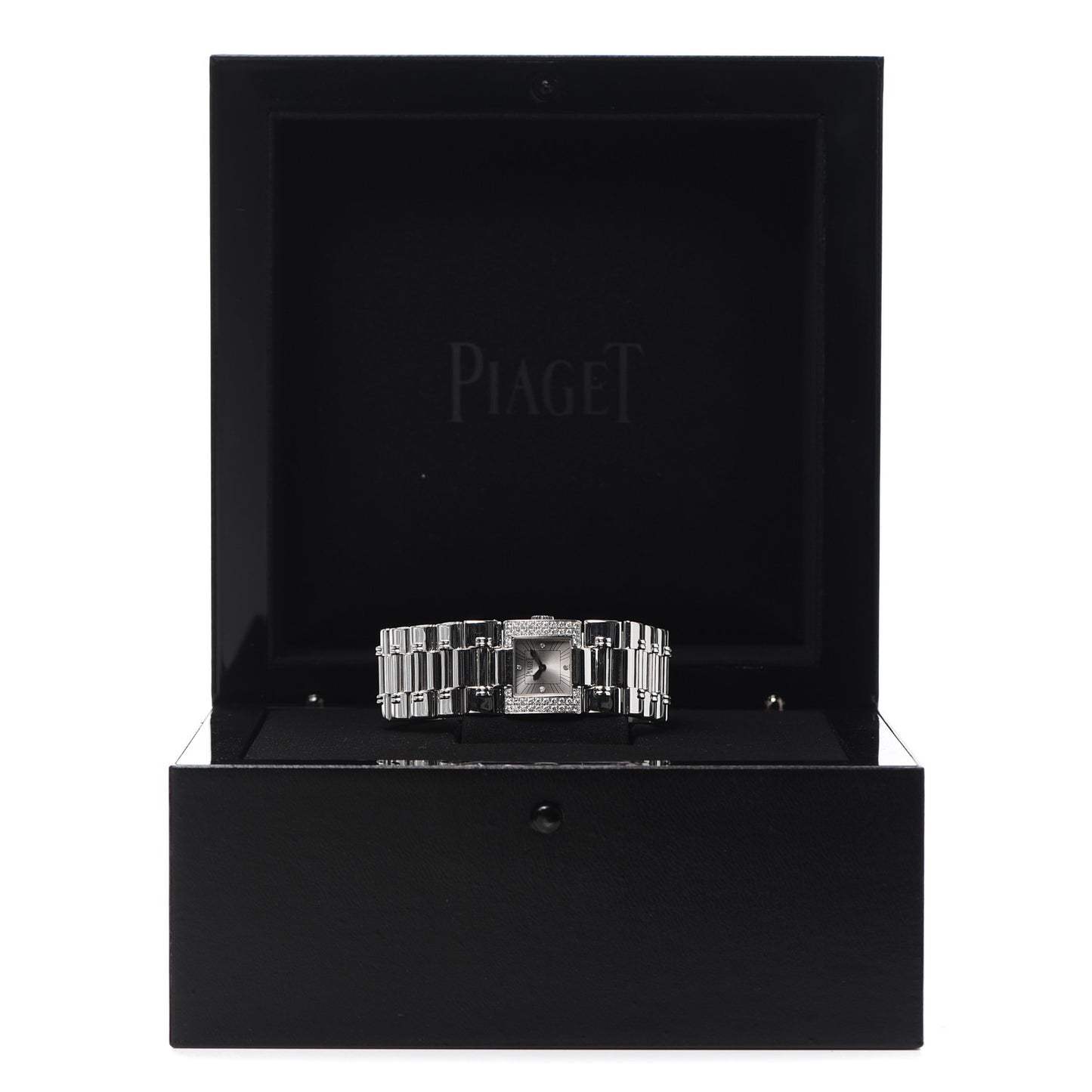 18K White Gold Diamond 21mm Dancer Quartz Watch