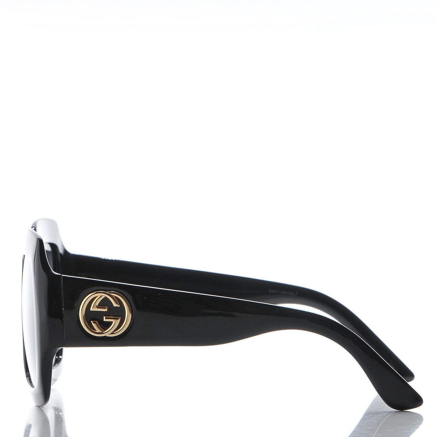 Acetate Square Frame Sunglasses GG0053S Black