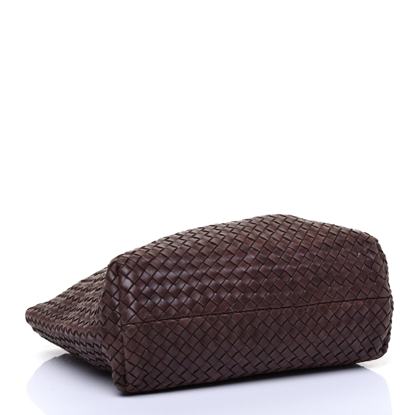Nappa Intrecciato Mini Cabat Ebano