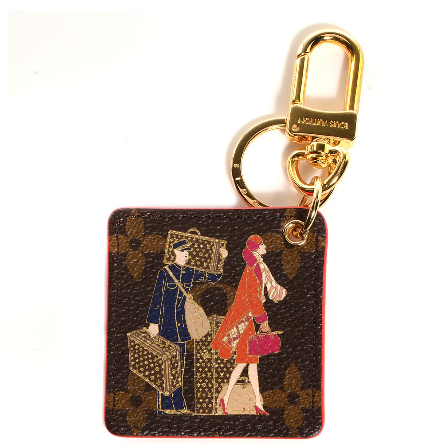 Monogram Illustre Groom Bag Charm