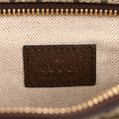 Gucci GG Supreme Monogram Textured Dollar Calfskin Blondie Belt Bag Beige Ebony New Acero 6 of 11