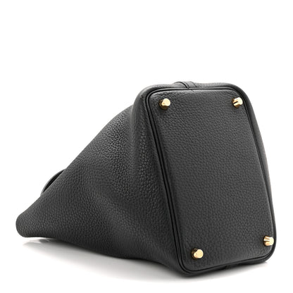 Hermes Taurillon Clemence Picotin Lock 18 PM Black 4 of 12