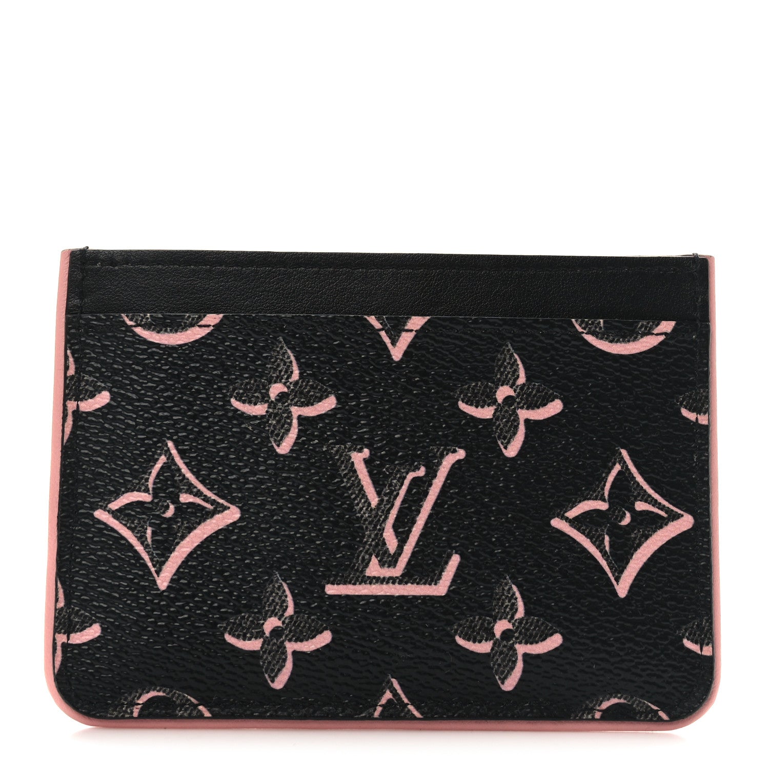 Louis Vuitton Monogram Fall for You LV Side-Up Card Holder Black 1 of 7