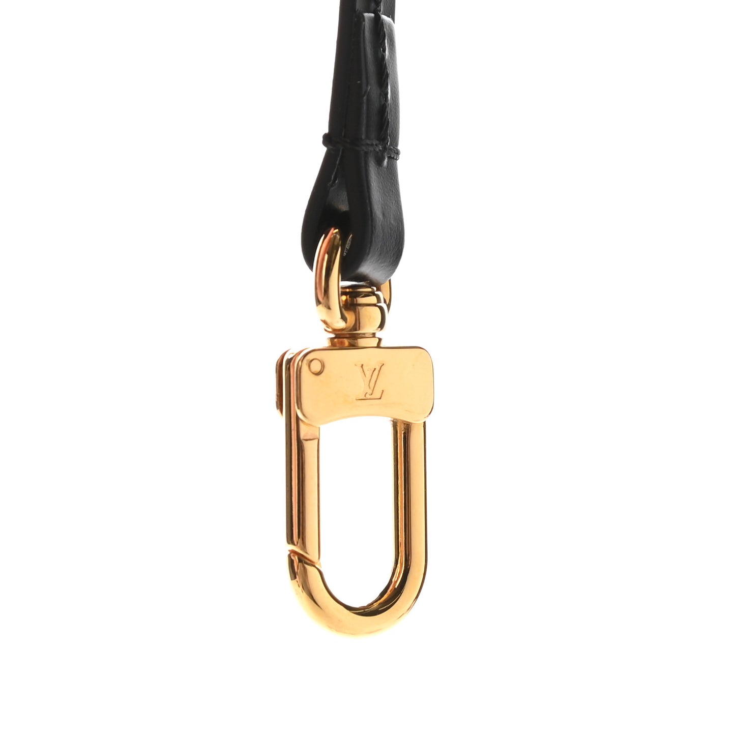 Calfskin Pochette Accessories Strap Black