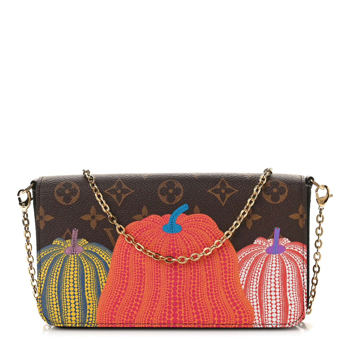 LV X YK Monogram Pumpkins Pochette Felicie
