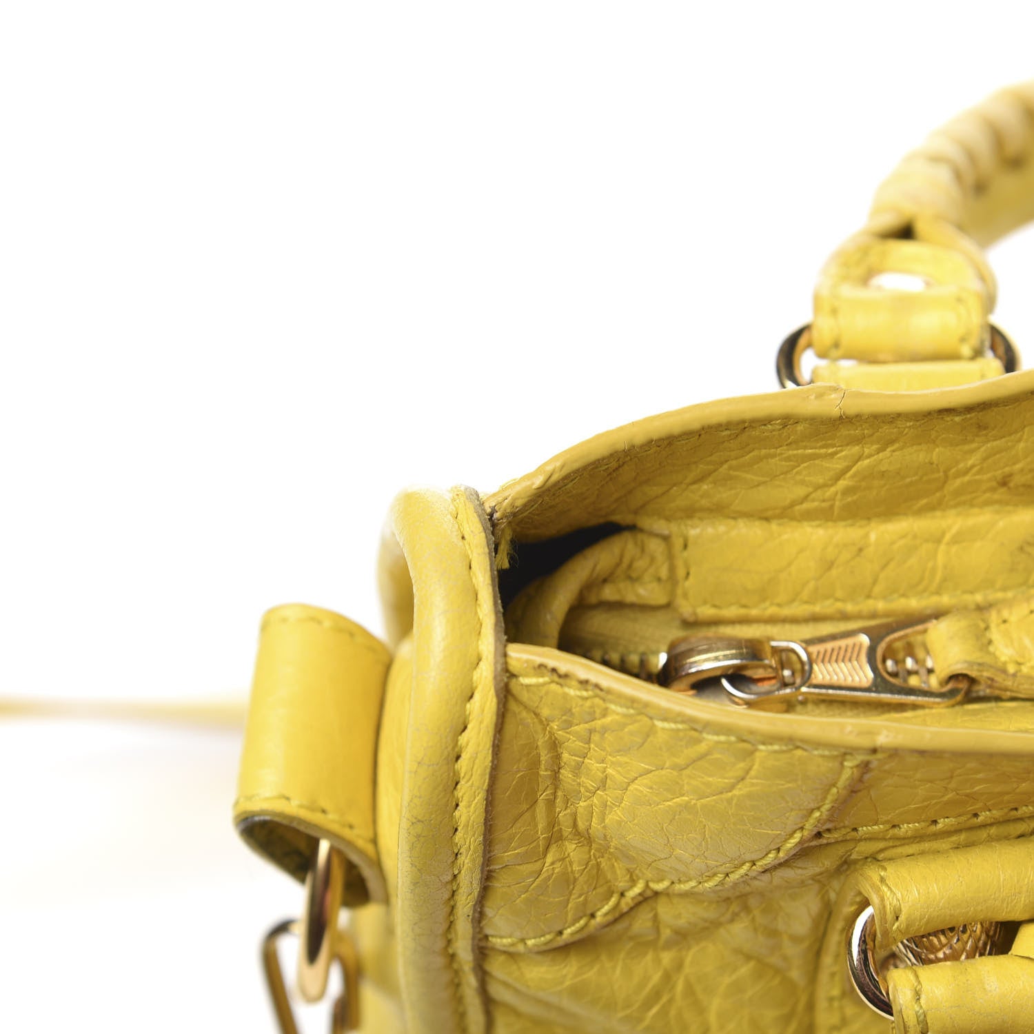 Balenciaga Agneau Giant 12 Gold Hardware Mini City Curry 10 of 19