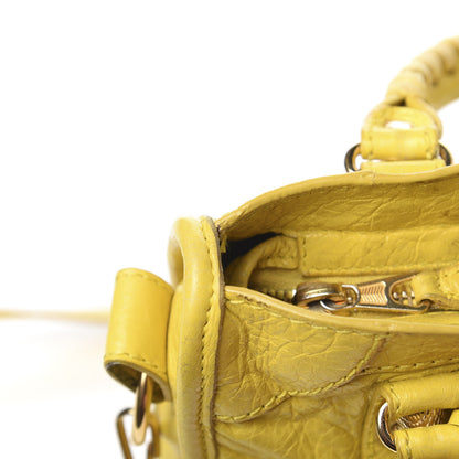Balenciaga Agneau Giant 12 Gold Hardware Mini City Curry 10 of 19