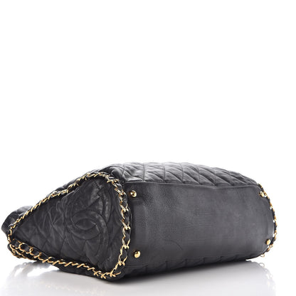 Chanel Calfskin Quilted Large Chain Me Hobo Black 4 of 8